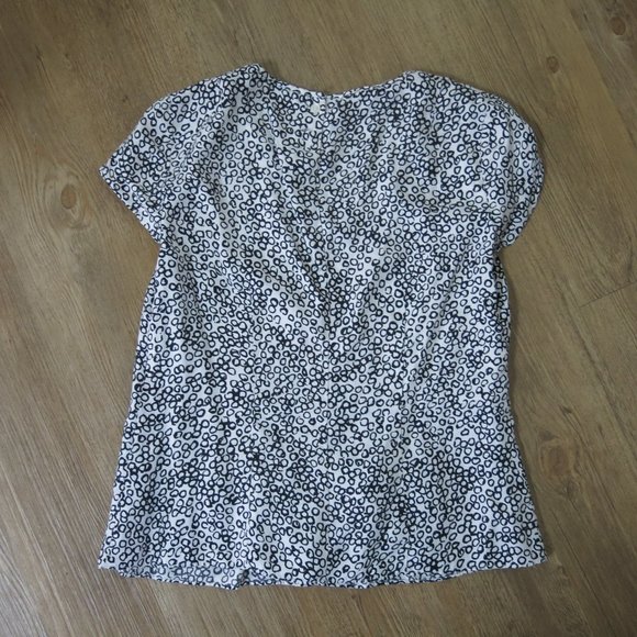 100% Silk Jones New York Blouse Top - Picture 9 of 11